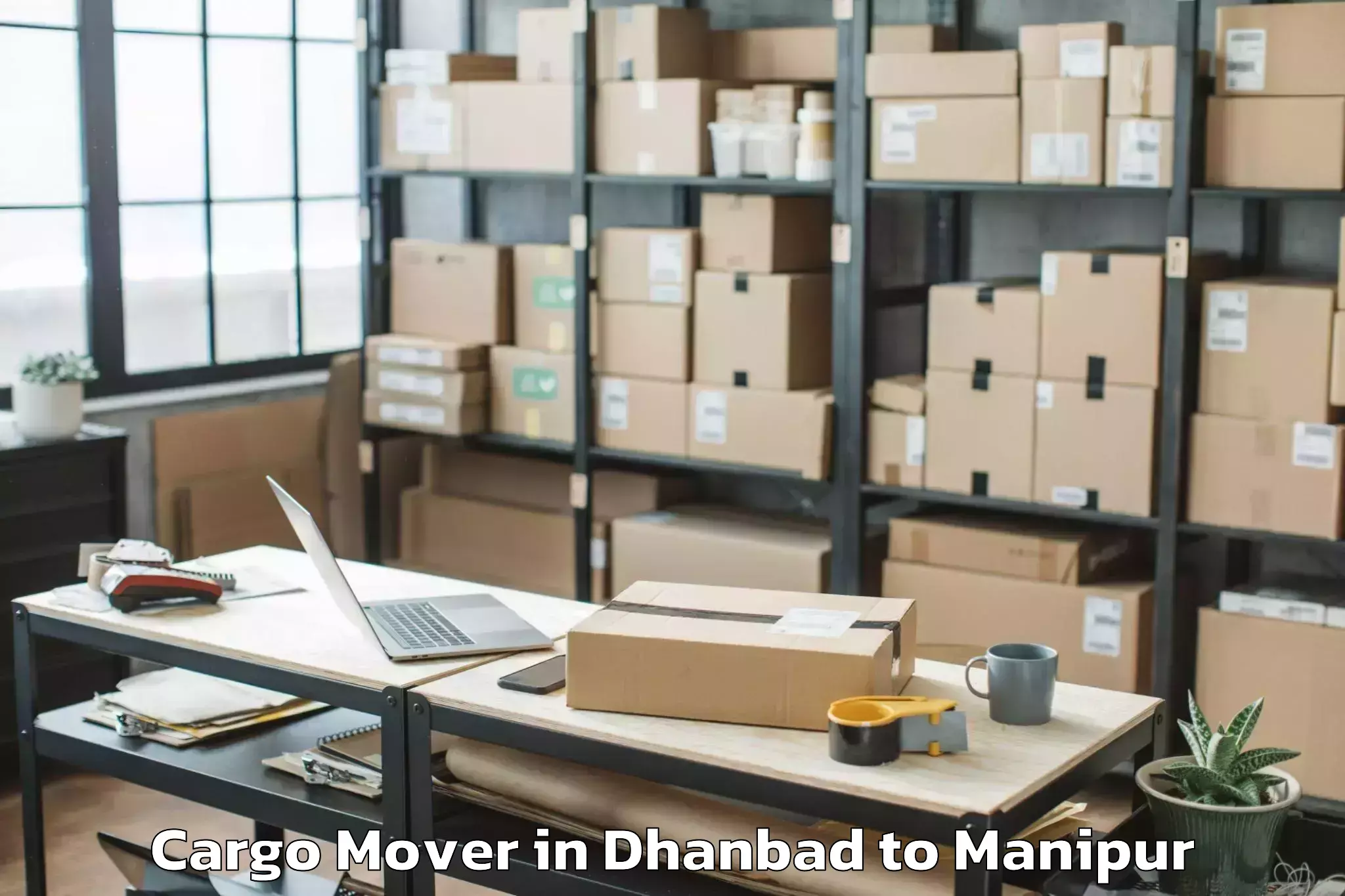 Book Dhanbad to Wangoi Cargo Mover Online